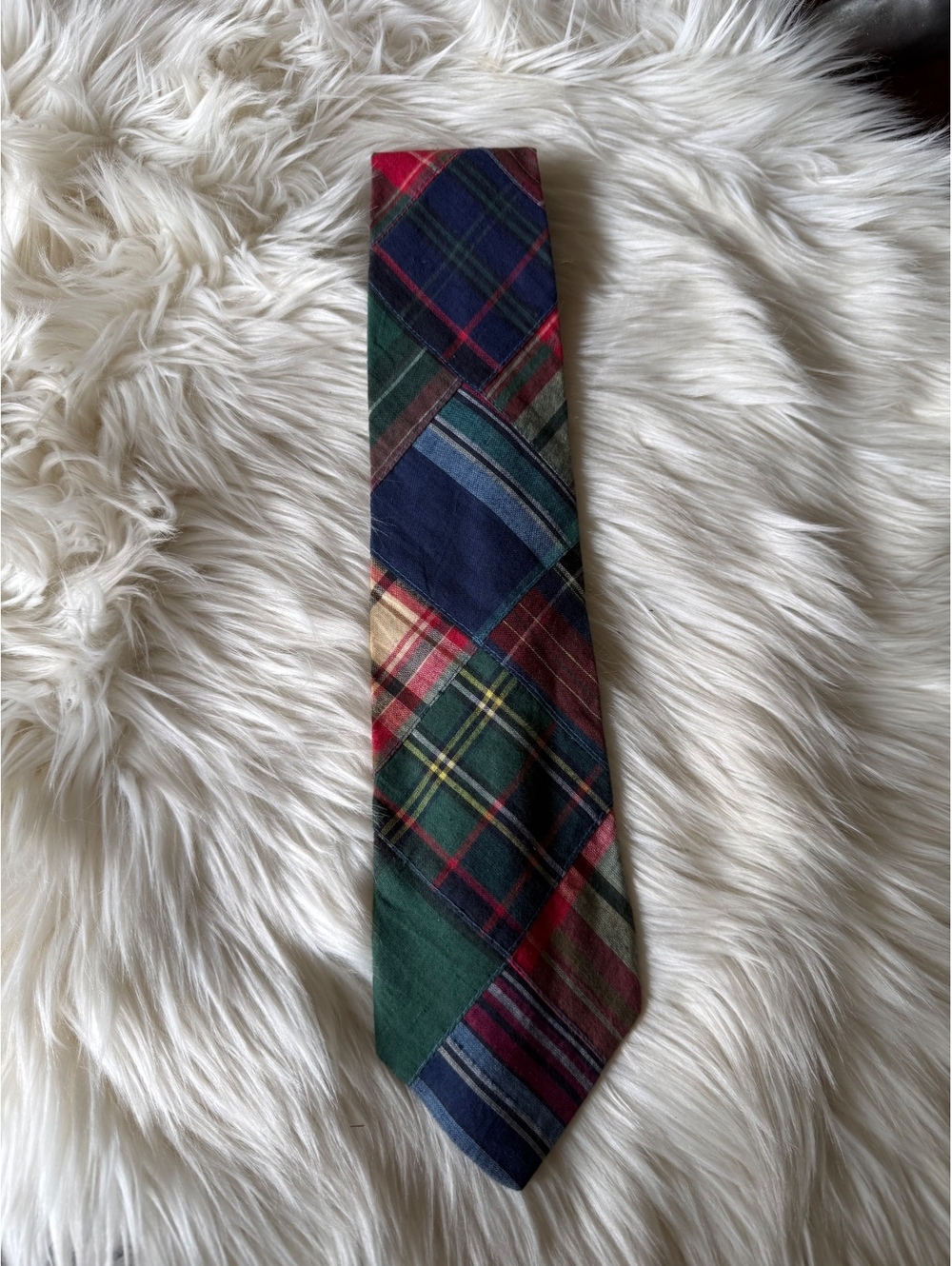 Brooks Brothers Classic Patchwork Plaid Tie